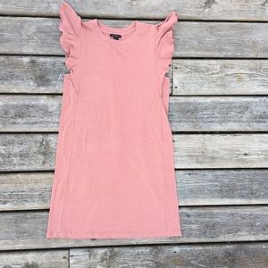 Pink Petal Sleeve Dress